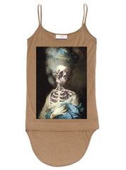 RAINBOW SINGLET - LADY SKELETON - GOLD