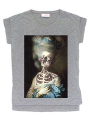 SING TEE - LADY SKELETON - GREY
