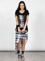 SING TEE - LADY SKELETON - BLACK