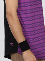 SLANTED SINGLET - PURPLE