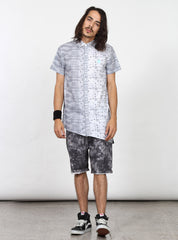 SOME-THING SHIRT - BLACK / BLUE