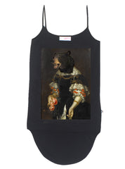 RAINBOW SINGLET - LADY BEAR - BLACK