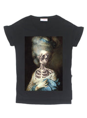 SING TEE - LADY SKELETON - BLACK