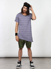 SLANTED TEE - GREY