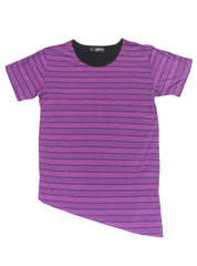 SLANTED TEE PURPLE