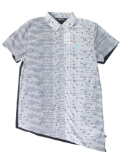 SOME-THING SHIRT - BLACK / BLUE
